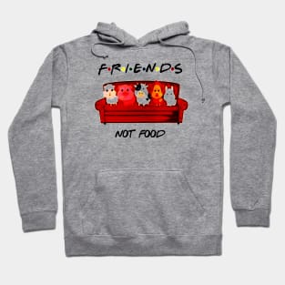 friends not food eating animals is weird Hoodie